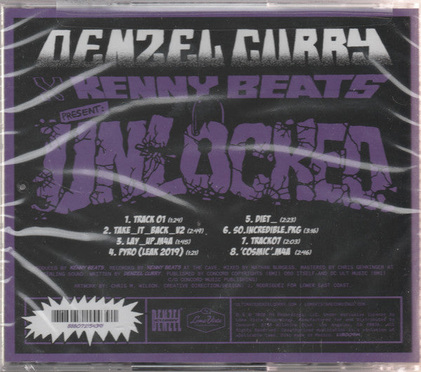 Denzel Curry/Kenny Beats - Unlocked [Explicit Content](CD Loma Vista LVR00944) | NEW - HIP HOP *SEALED*