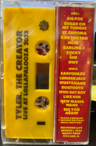 Live At Lollapalooza 2025 (UNOFFICIAL CASSETTE) | Mint (M) Mint (M) - HIP HOP *SEALED*
