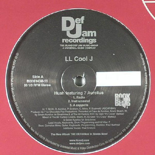 Hush (VINYL) | Mint (M) Near Mint (NM or M-) - HIP HOP *SEALED*