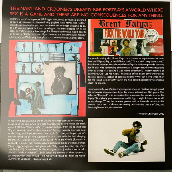 Brent Faiyaz - Fuck The World (COLOR VINYL) | Mint (M) Mint (M) - HIP HOP *SEALED*