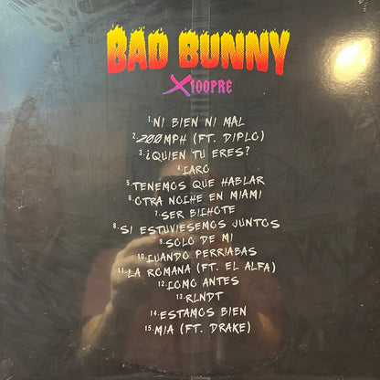 Bad Bunny - X100pre (UNOFFICIAL VINYL 2xLP) | NEW - HIP HOP *SEALED*