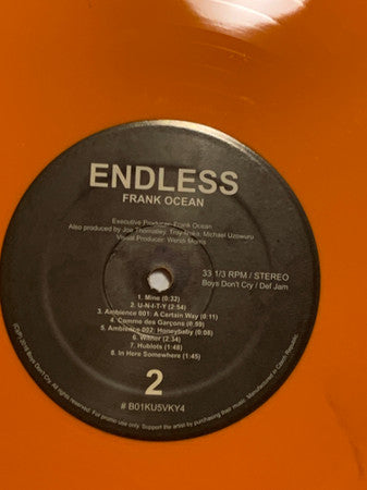 Endless (2xUNOFFICIAL COLOR VINYL) | - HIP HOP *SEALED*
