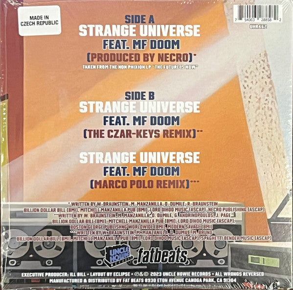 Strange Universe (7" VINYL) | Mint (M) Mint (M) - HIP HOP *SEALED*