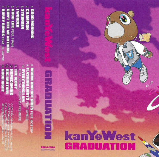 Graduation (CASSETTE - UNOFFICIAL) | Mint (M) Mint (M) - HIP HOP *SEALED*