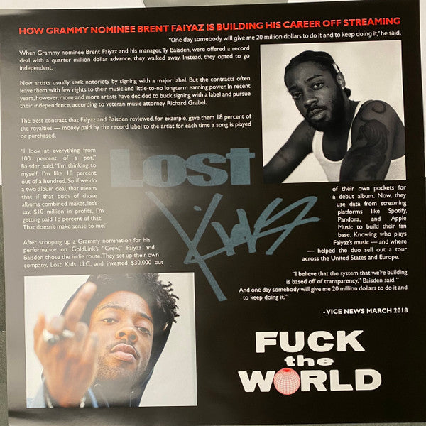 Brent Faiyaz - Fuck The World (COLOR VINYL) | Mint (M) Mint (M) - HIP HOP *SEALED*