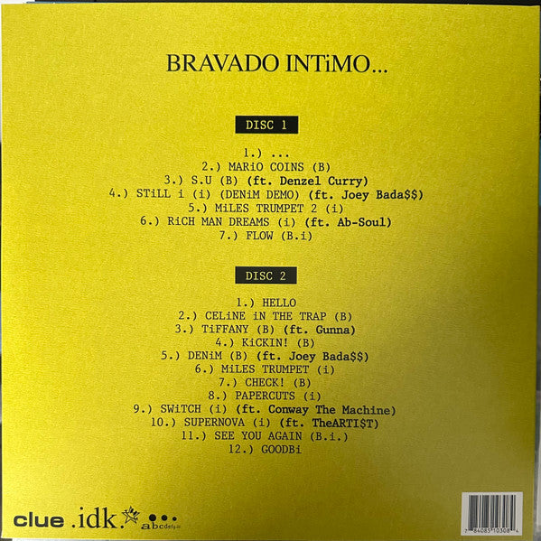 Jay IDK - Bravado Intimo... (2xVINYL) | Mint (M) Mint (M) - HIP HOP *SEALED*