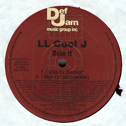 LL Cool J - Doin It | Excellent (EX) Near Mint (NM) - HIP HOP / USED *EXCELLENT+*