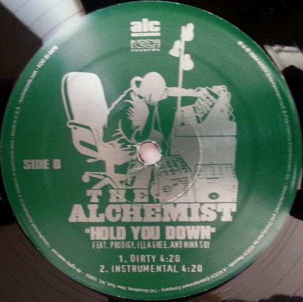 The Alchemist - Hold You Down (VINYL 12" SINGLE KOCH KOC-SI-9670 2004) | USED Excellent+ (EX+) Very Good Plus Plus (VG++) - HIP HOP / USED *EXCELLENT+*