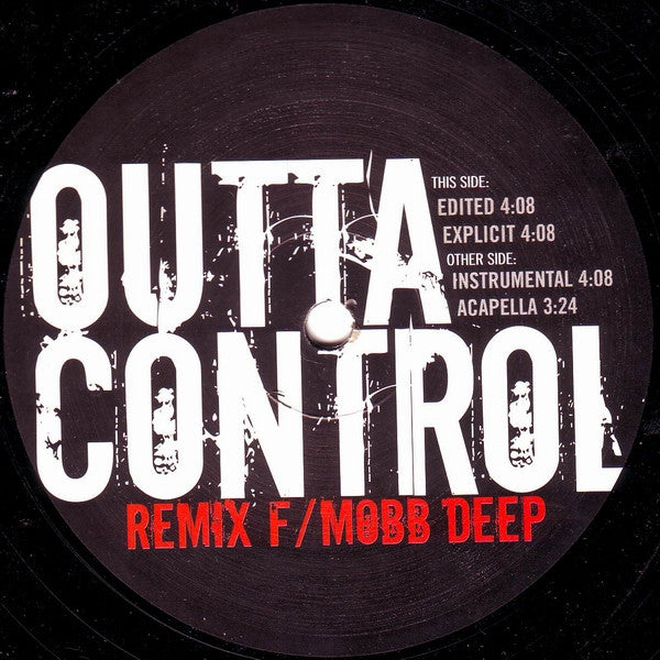 Outta Control (Remix) (12" VINYL) | Excellent (EX) Very Good Plus (VG+) - HIP HOP / USED *EXCELLENT*