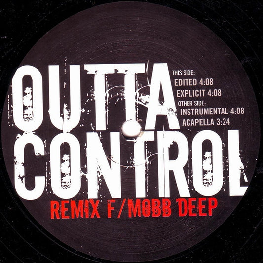 Outta Control (Remix) (12" VINYL) | Excellent (EX) Very Good Plus (VG+) - HIP HOP / USED *EXCELLENT*