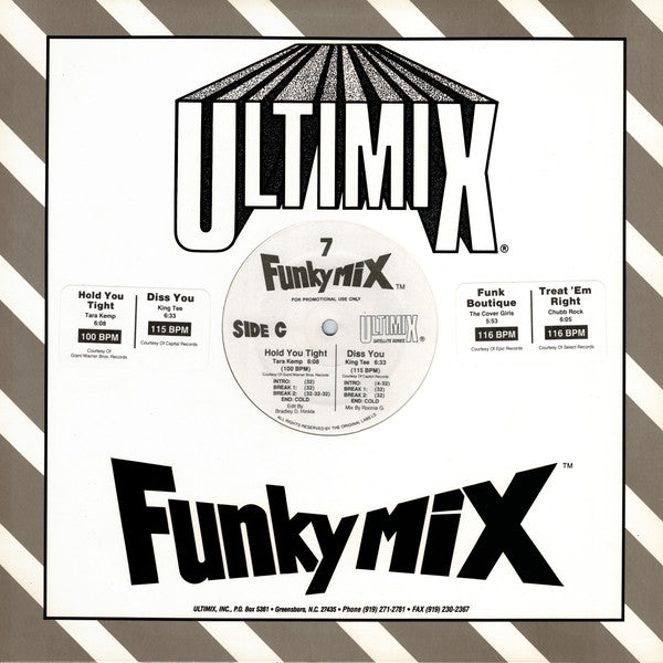 Various - Funkymix 7 *RECORD 1 ONLY* | Excellent (EX) Near Mint (NM) - HIP-HOP / USED *EXCELLENT*