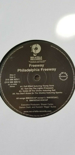 Freeway - Philadelphia Freeway (VINYL 2xLP CRIMINAL BACKGROUND 314 586 920-1 2003) | USED Excellent (EX) Excellent (EX) - HIP HOP / USED *EXCELLENT*