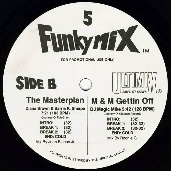 Various Funkymix 5 *RECORD 2 ONLY* 12" Excellent (EX) Near Mint (NM or M-)