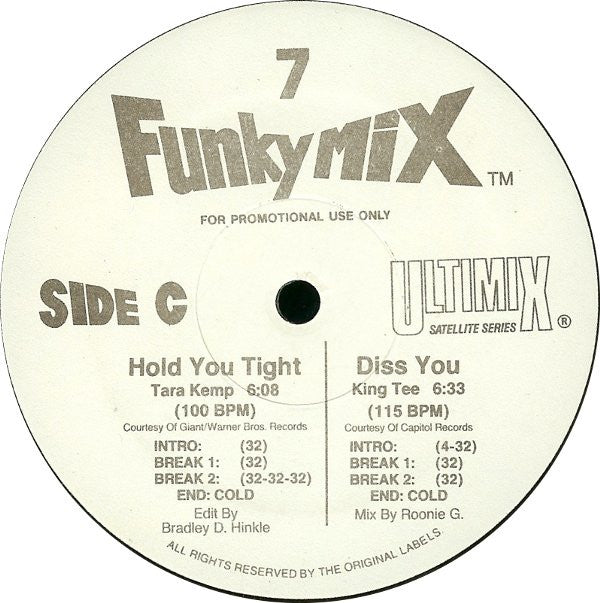 Various Funkymix 7 *RECORD 1 ONLY* 12" Excellent (EX) Near Mint (NM or M-)