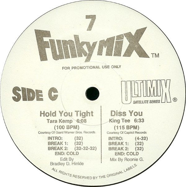 Various - Funkymix 7 *RECORD 1 ONLY* | Excellent (EX) Near Mint (NM) - HIP-HOP / USED *EXCELLENT*
