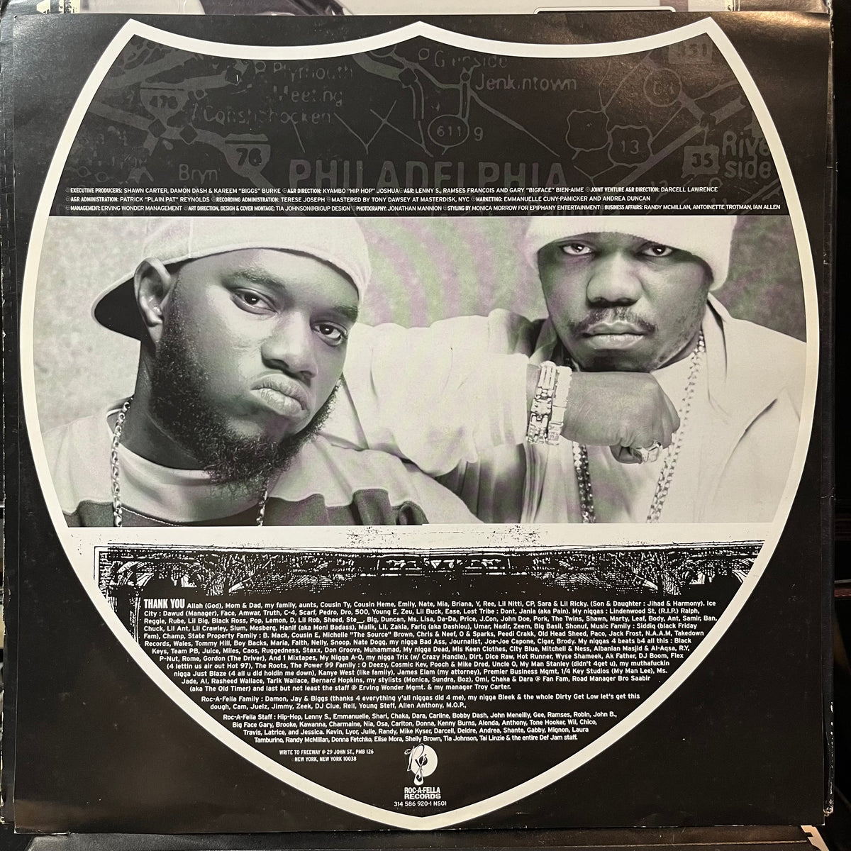 Freeway - Philadelphia Freeway (VINYL 2xLP CRIMINAL BACKGROUND 314 586 920-1 2003) | USED Excellent (EX) Excellent (EX) - HIP HOP / USED *EXCELLENT*