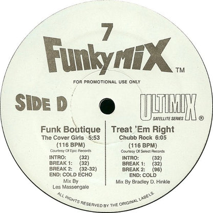 Various - Funkymix 7 *RECORD 1 ONLY* | Excellent (EX) Near Mint (NM) - HIP-HOP / USED *EXCELLENT*