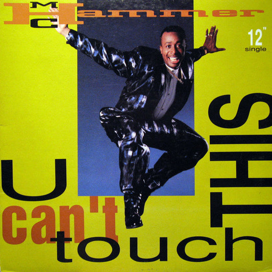 MC Hammer U Can't Touch This 12" Excellent (EX) Near Mint (NM or M-)