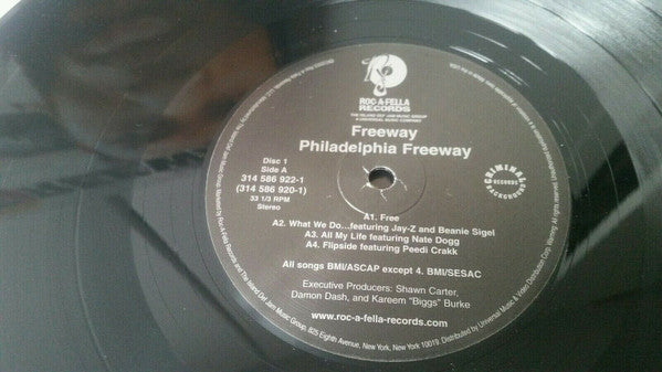 Freeway - Philadelphia Freeway (VINYL 2xLP CRIMINAL BACKGROUND 314 586 920-1 2003) | USED Excellent (EX) Excellent (EX) - HIP HOP / USED *EXCELLENT*