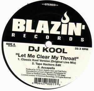 Let Me Clear My Throat / I Got Dat Feelin' (VINYL) | Excellent (EX) Generic - HIP HOP / USED *EXCELLENT*