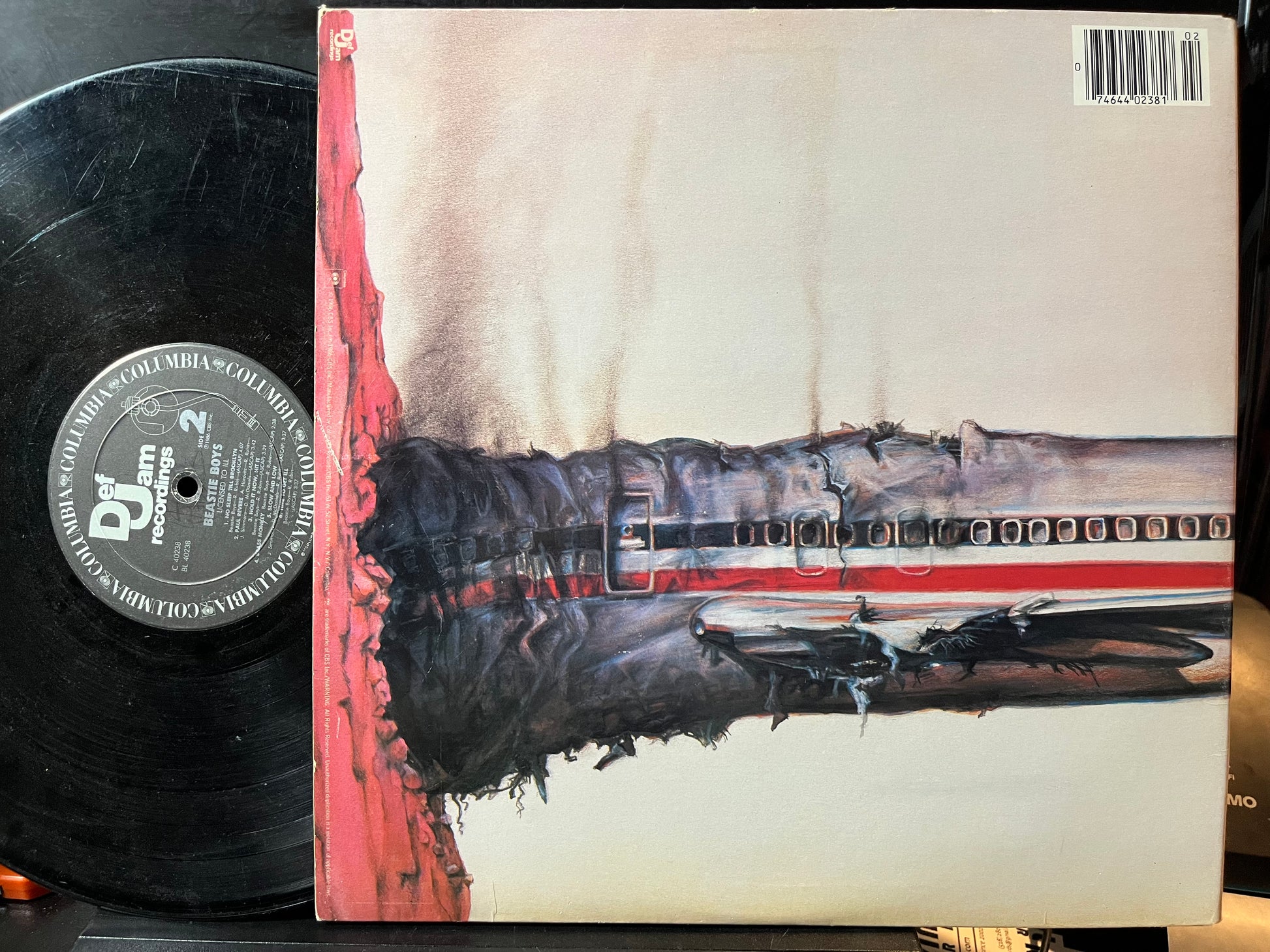 Beastie Boys - Licensed To Ill (VINYL) | Good Plus (G+) Excellent (EX) - HIP HOP / USED *GOOD+*