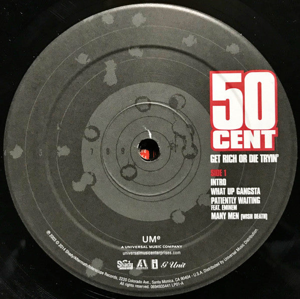 Get Rich Or Die Tryin' (2xVINYL) | Near Mint- (NM-) Near Mint (NM or M-) - HIP HOP / USED *NEAR MINT-*