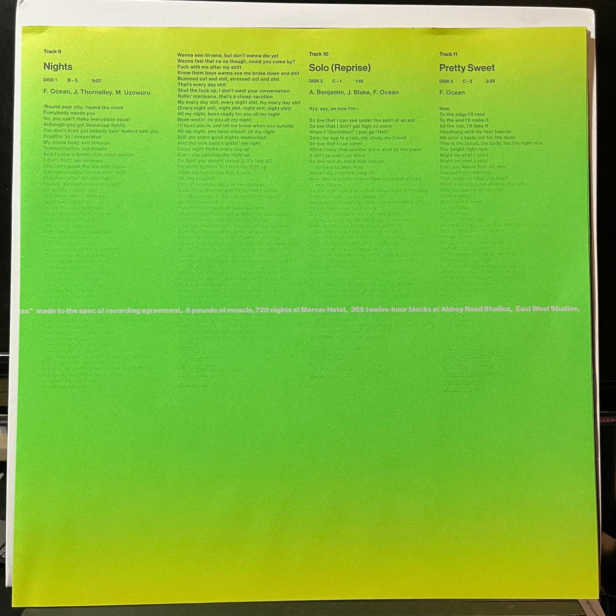 Frank Ocean - Blonde (VINYL 2xLP) | USED Near Mint- (NM-) Near Mint (NM or M-) - HIP HOP / USED *NEAR MINT-*
