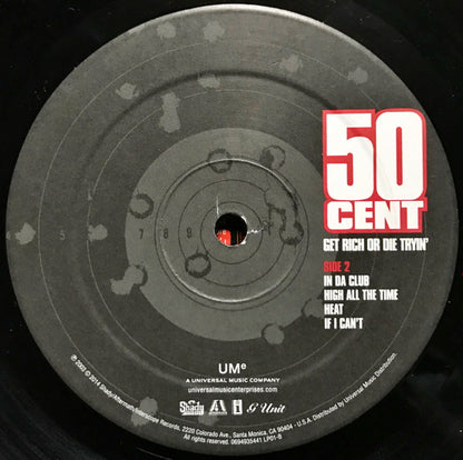 Get Rich Or Die Tryin' (2xVINYL) | Near Mint- (NM-) Near Mint (NM or M-) - HIP HOP / USED *NEAR MINT-*