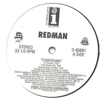 Redman - Funkorama | Near Mint (NM) Near Mint (NM) - HIP HOP / USED *NEAR MINT -*