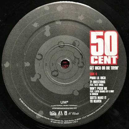 Get Rich Or Die Tryin' (2xVINYL) | Near Mint- (NM-) Near Mint (NM or M-) - HIP HOP / USED *NEAR MINT-*
