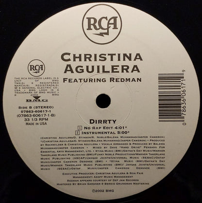 Christina Aguilera - Dirrty (VINYL) | Near Mint (NM) Excellent (EX) - HIP HOP / USED *NEAR MINT*