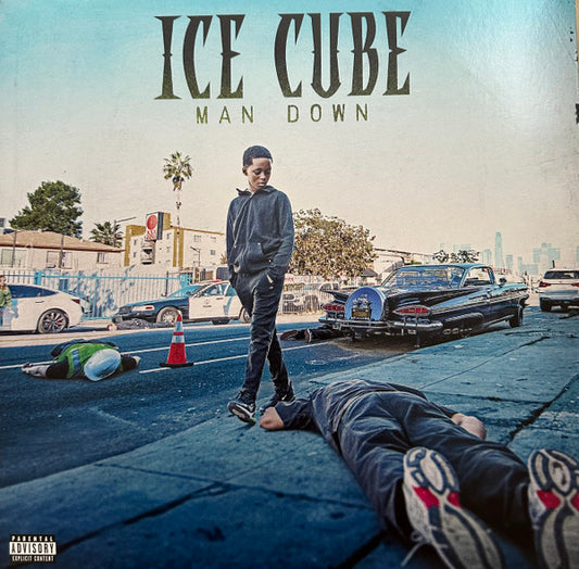 Ice Cube - Man Down (BLUE MARBLE VINYL 2xLP LENCH MOB 9010974030386 2025) | Near Mint (NM or M-) Near Mint (NM) - HIP HOP / USED *NEAR MINT*