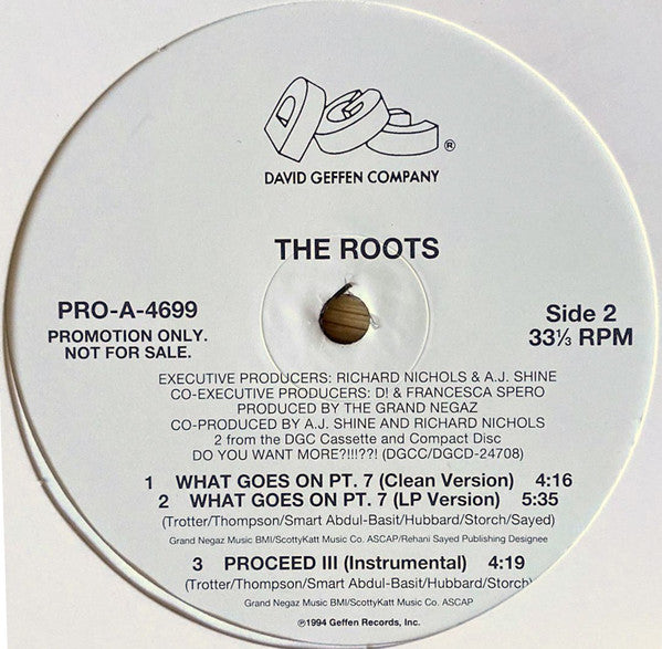 The Roots - Proceed (Pts 1&3) | Near Mint (NM) Excellent (EX) - HIP HOP / USED *NEAR MINT*