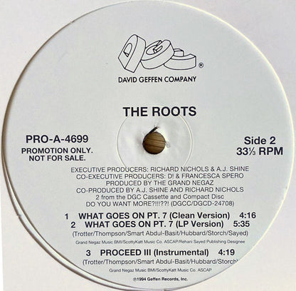 The Roots - Proceed (Pts 1&3) | Near Mint (NM) Excellent (EX) - HIP HOP / USED *NEAR MINT*