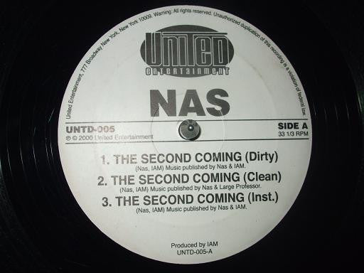 Nas - The Second Coming / We Live This | Near Mint (NM) Generic - HIP HOP / USED *NEAR MINT*