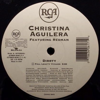 Christina Aguilera - Dirrty (VINYL) | Near Mint (NM) Excellent (EX) - HIP HOP / USED *NEAR MINT*