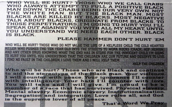 MC Hammer - Please Hammer Don't Hurt 'Em *CASSETTE* | Near Mint (NM) Near Mint (NM) - HIP HOP / USED *NEAR MINT*
