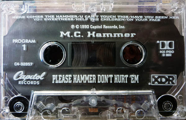MC Hammer - Please Hammer Don't Hurt 'Em *CASSETTE* | Near Mint (NM) Near Mint (NM) - HIP HOP / USED *NEAR MINT*
