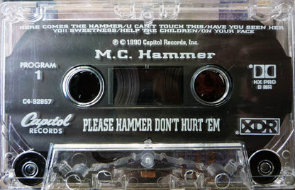 MC Hammer - Please Hammer Don't Hurt 'Em *CASSETTE* | Near Mint (NM) Near Mint (NM) - HIP HOP / USED *NEAR MINT*