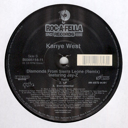 Kanye West - Gold Digger (VINYL 12" ROC-A-FELLA B0005118-11 2005) | Near Mint (NM or M-) Near Mint (NM) - HIP HOP / USED *NEAR MINT*