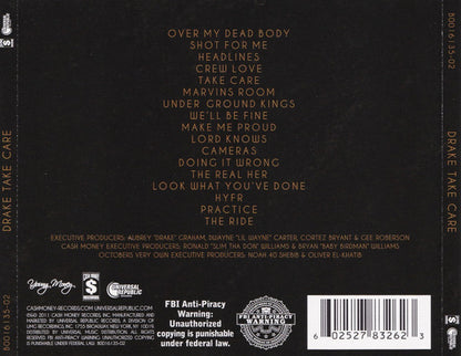 Drake - Take Care (CD) | Near Mint (NM) Excellent (EX) - HIP HOP / USED *NEAR MINT*