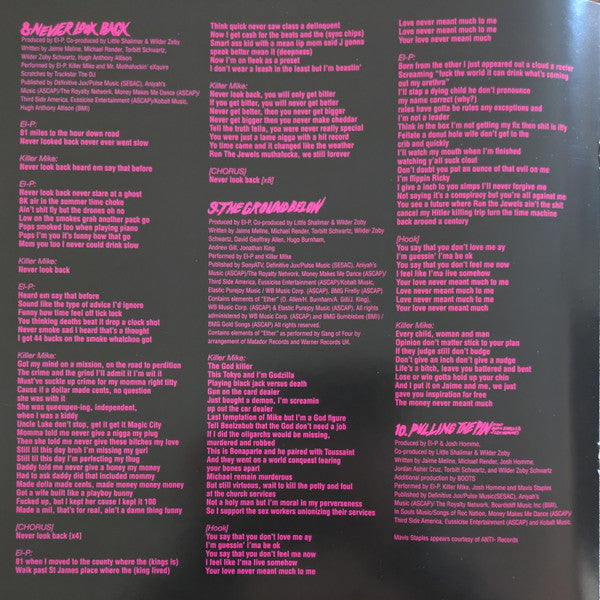 Run The Jewels - Run The Jewels 4 (PINK VINYL 2xLP) | USED - HIP HOP / USED *NEAR MINT*