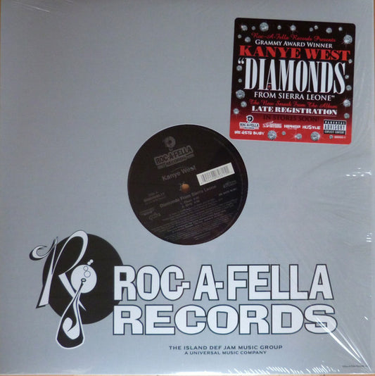 Kanye West - Diamonds From Sierra Leone (VINYL 12" SINGLE ROC-A-FELLA B0004940-11 2005) | USED Near Mint (NM) Near Mint (NM or M-) - HIP HOP / USED *NEAR MINT*