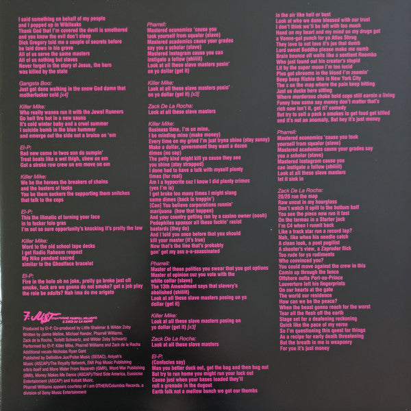 Run The Jewels - Run The Jewels 4 (PINK VINYL 2xLP) | USED - HIP HOP / USED *NEAR MINT*