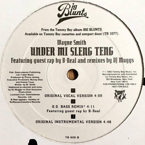 Under Mi Sleng Teng (12" VINYL) | Near Mint (NM) Generic - HIP HOP / USED *NEAR MINT*