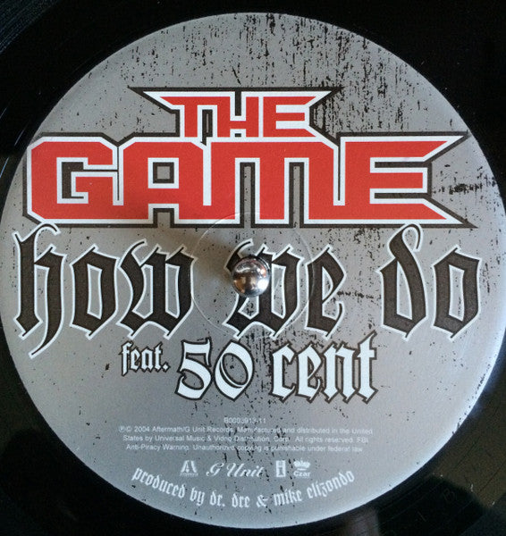 The GameFeat. 50 Cent - How We Do (VINYL 12" INTERSCOPE B0003913-11 2004) | USED Near Mint (NM or M-) Excellent+ (EX+) - HIP HOP / USED *NEAR MINT*