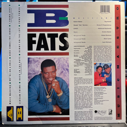 B-Fats - Music Maestro | Near Mint (NM) Excellent (EX) - HIP HOP / USED *NEAR MINT*