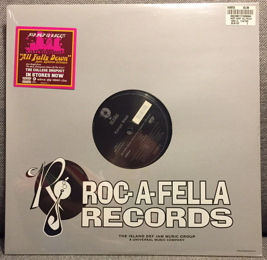 Kanye West - All Falls Down (VINYL 12" SINGLE ROC-A-FELLA B0002018-11 2004) | Near Mint (NM or M-) Near Mint (NM) - HIP HOP / USED *NEAR MINT*
