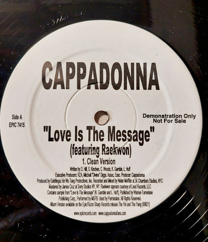 Love Is The Message / We Know (12" VINYL) | Near Mint (NM) Generic - HIP HOP / USED *NEAR MINT*