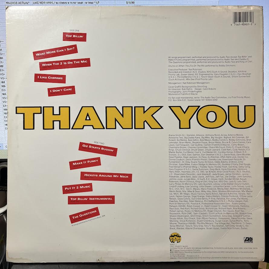 What More Can I Say? (VINYL) | Near Mint (NM) Excellent+ (EX+) - HIP HOP / USED *NEAR MINT*